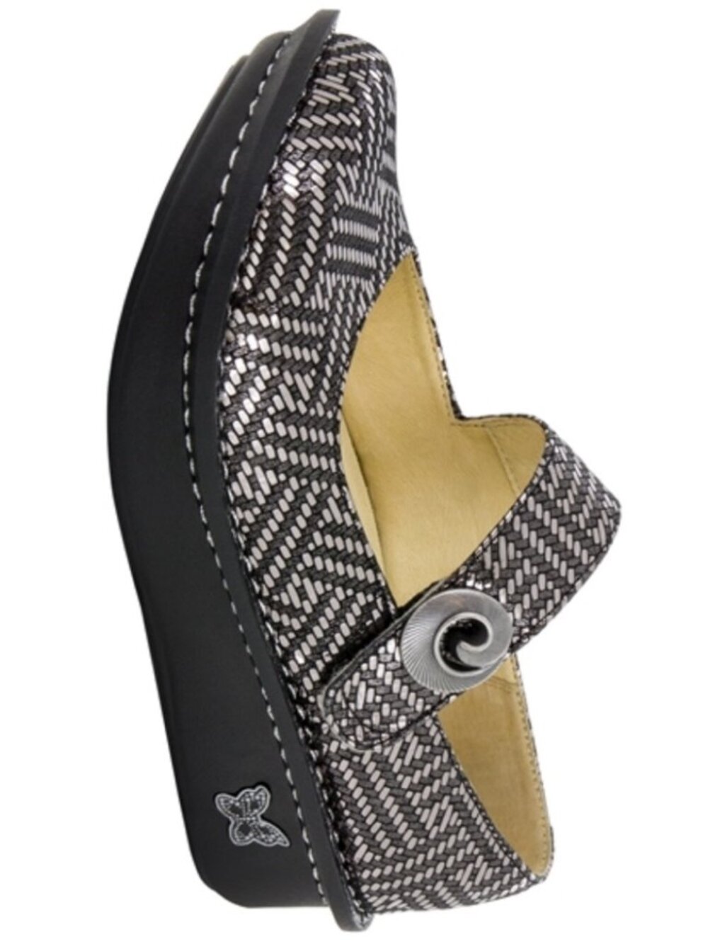 Alegria Paloma mary jane in Pewter DAzzLer size 37 (6 1/2)